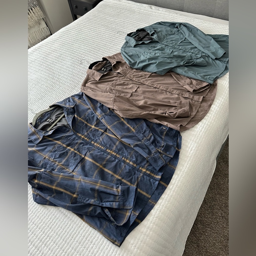 REI long sleeve men’s shirts